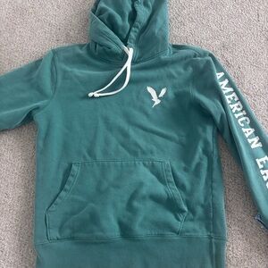 American Eagle Outfitters Green Hoodie